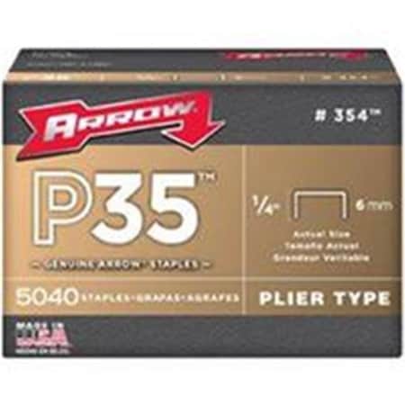 Arrow Fastener Arrow Fastener Co Staple 1/4 Inch For P35 354 9263807